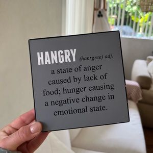 Target “Hangry” sign